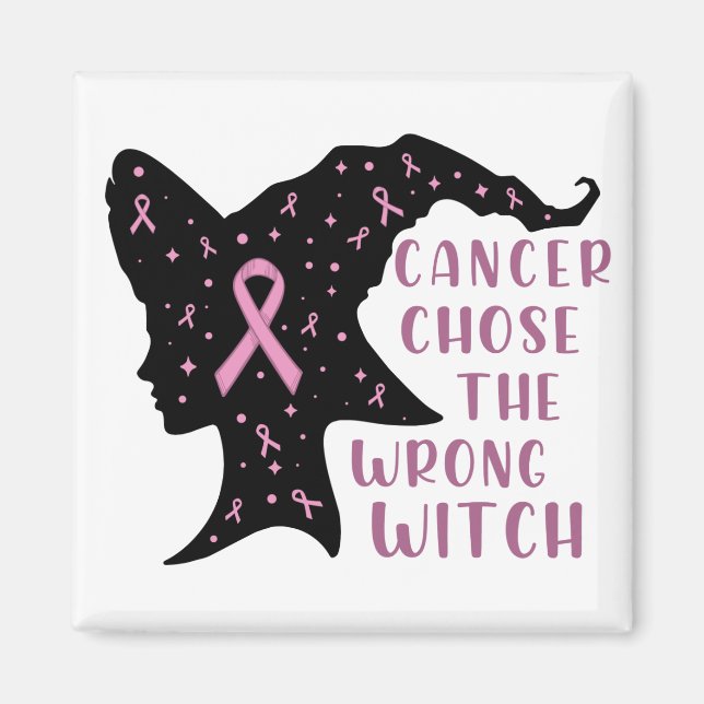 Aimant Le cancer choisit la mauvaise sorcière (Devant)