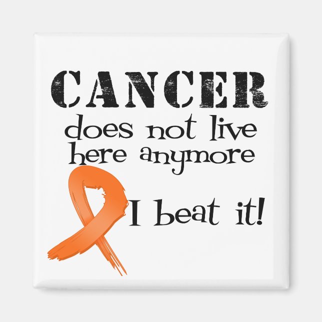 Aimant Le Cancer De La Leucémie Ne Vit Plus Ici (Devant)