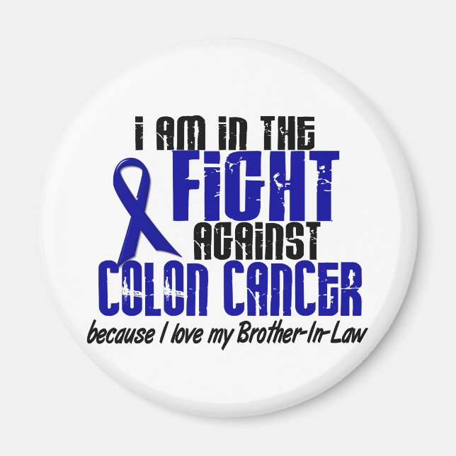 Aimant Le CANCER DU COLON Dans La Lutte Pour Mon Belle-Fr (Devant)