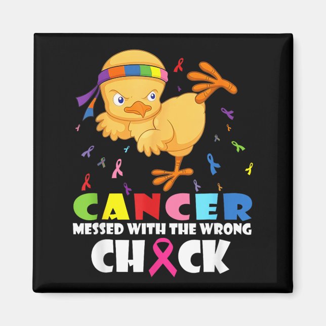 Aimant Le cancer du sein s'est trompé de fille (Devant)