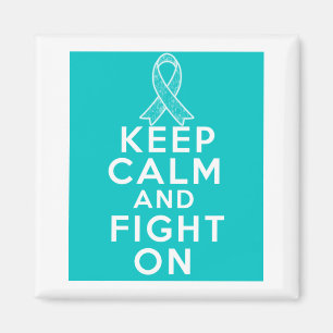 Aimant Le Cancer ovarien gardent le calme et continuent