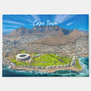 Aimant Le Cap, Afrique du Sud - Vue de la Montagne de la