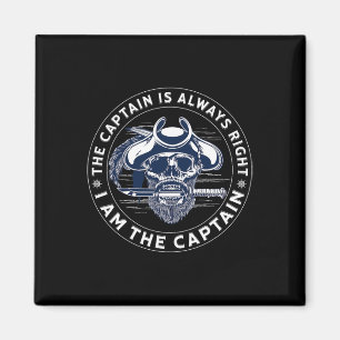 Aimant Le capitaine a toujours raison Je suis le capitain