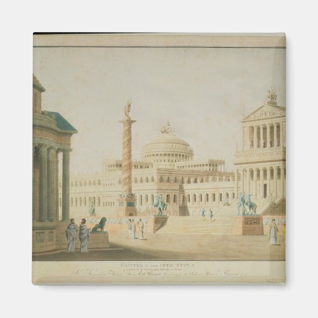 Aimant Le Capitol, le design de "Titus" (Devant)