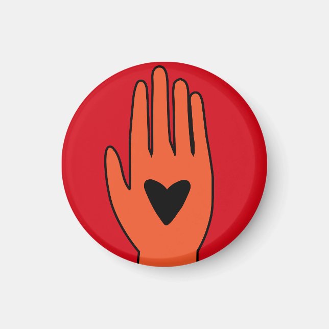 Aimant Le cessez-le-feu maintenant main la conception gra (Devant)