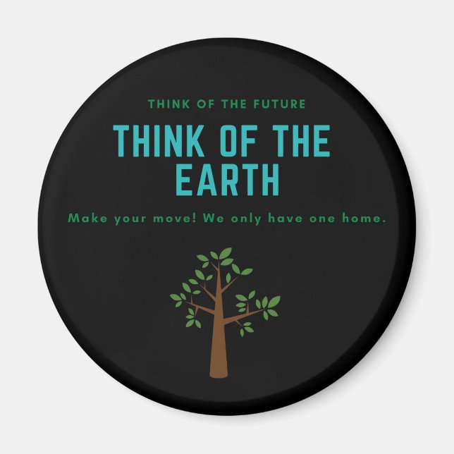 Aimant le changement climatique est réel (Devant)