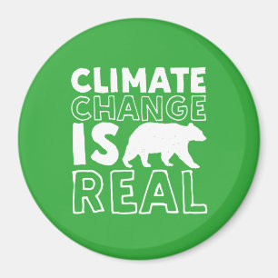 Aimant Le changement climatique est un véritable ours po