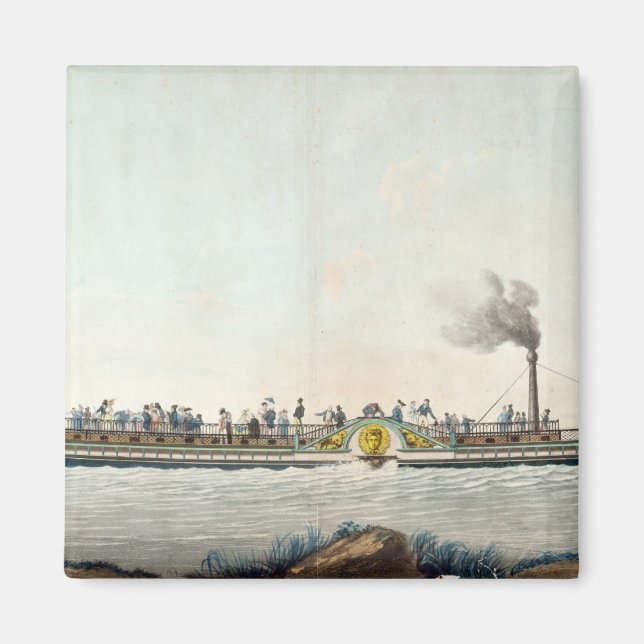 Aimant Le Charles-Philippe, premier bateau à vapeur (Devant)
