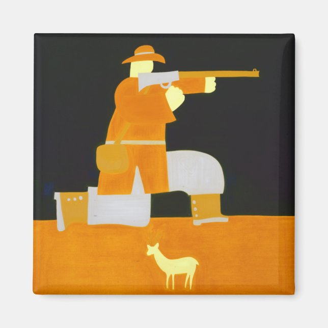Aimant Le chasseur 1998 (Devant)