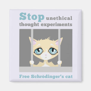 Aimant Le chat de Schrodinger libre