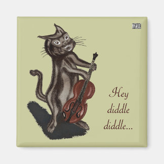 Aimant Le chat et la brosse
