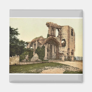 Aimant Le château, Denbigh, Pays de Galles Photochrom