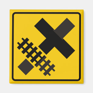 Aimant Le chemin de fer met en parallèle la route