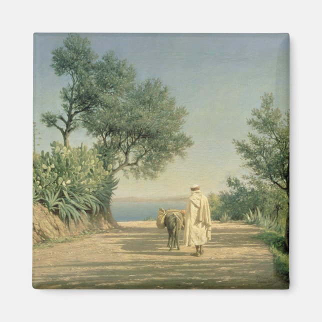 Aimant Le chemin de la mer, Algérie, 1883 (Devant)