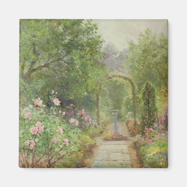 Aimant Le chemin du jardin (Devant)