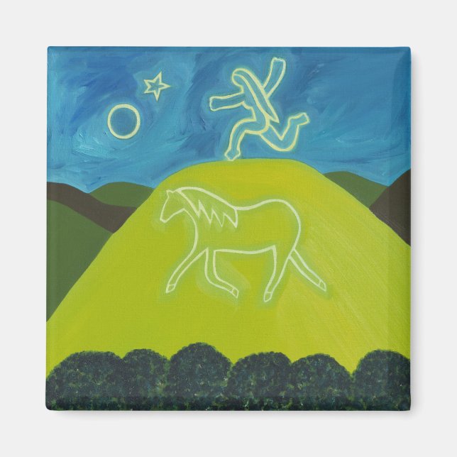 Aimant Le Cheval Blanc à Somerset 2011 (Devant)