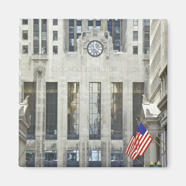 Aimant Le Chicago Board of Trade, Chicago, Illinois (Devant)