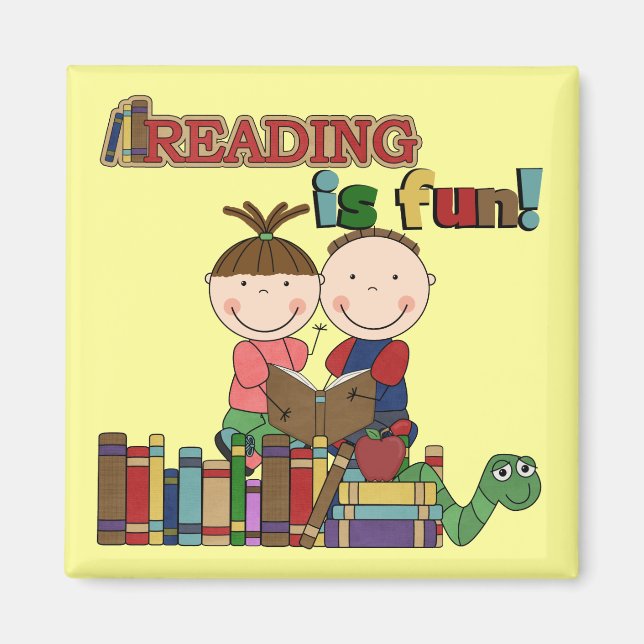 Aimant Le chiffre lecture de bâton d'enfants est (Devant)