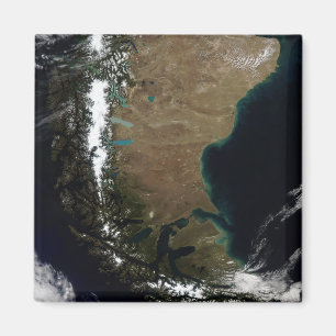 Aimant Le Chili et la région Patagonian de l'Argentine