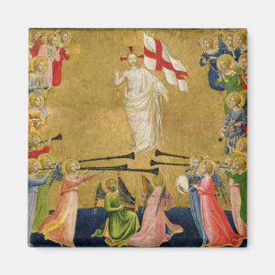 Aimant Le Christ a amélioré dans la cour du ciel, 1423-