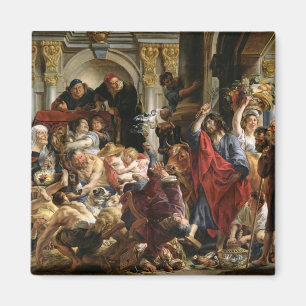 Aimant Le Christ conduisant les négociants par le temple