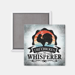 Aimant Le Chuchoteur de Poulets Drôle