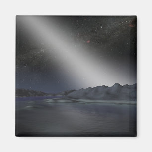 Aimant Le ciel nocturne d'une hypothétique planète alien