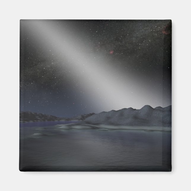 Aimant Le ciel nocturne d'une hypothétique planète alien (Devant)