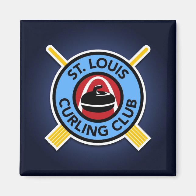 Aimant Le club de curling de St Louis (Devant)