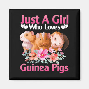 Aimant Le Cochon de Guinée, juste une fille qui aime les