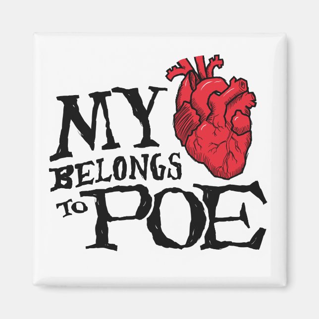 Aimant Le coeur appartient à l'aimant Poe (Devant)