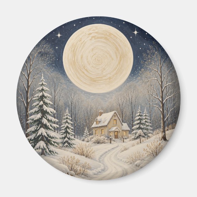 Aimant Le cœur de la lueur de l'hiver (Devant)