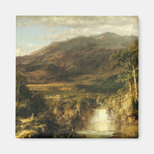 Aimant Le Cœur des Andes par Frederic Edwin Church (Devant)