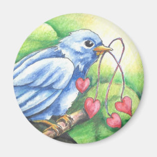 Aimant Le coeur ficelle l'aimant
