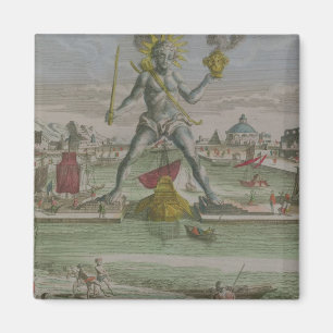 Aimant Le Colosse de Rhodes, détail de la statue