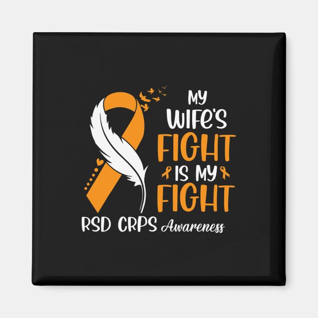 Aimant Le combat de ma femme est mon combat Rsd Crps sens (Devant)