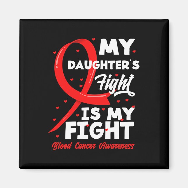 Aimant Le combat de ma fille est mon combat Sensibilisati (Devant)