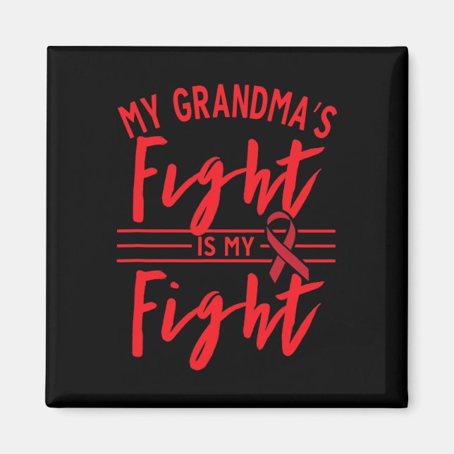 Aimant Le combat de ma grand-mère est mon combat Sensibil (Devant)