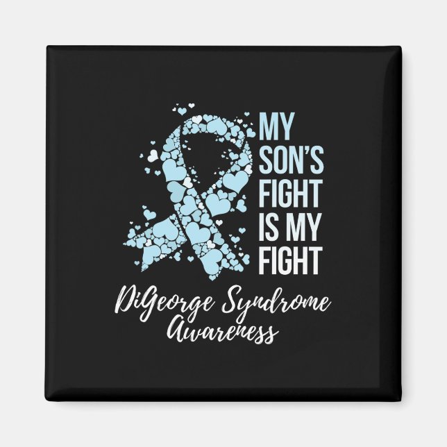 Aimant Le combat de mon fils est au fait de mon syndrome  (Devant)