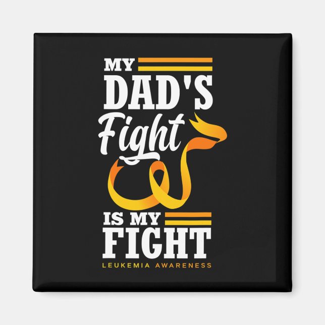Aimant Le combat de mon père est ma fille de combat Leucé (Devant)