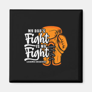 Aimant Le combat de mon père est mon combat. Boxer Leukem