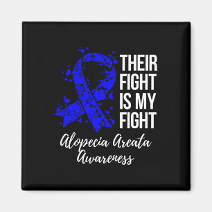 Aimant Le combat est mon combat Alopecia Areata Sensibili