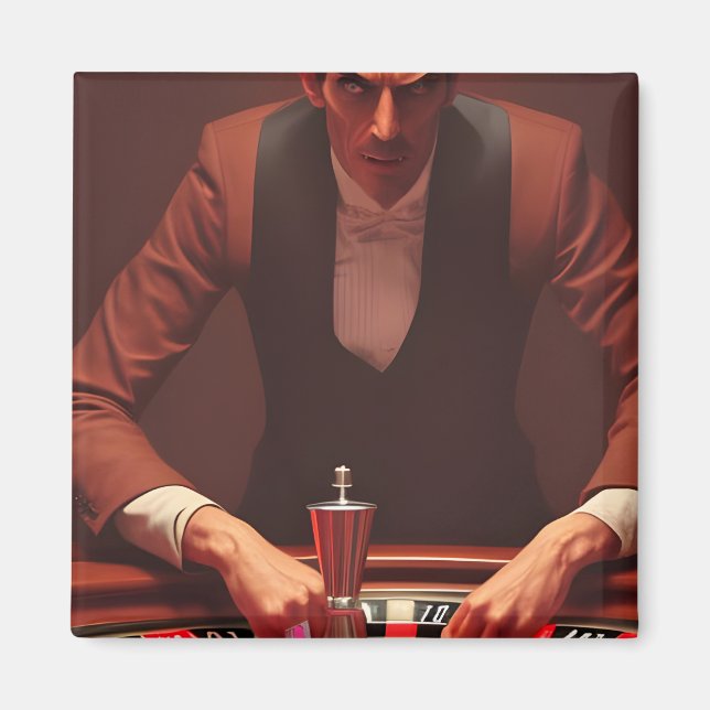 Aimant Le concessionnaire Vampire Casino (Devant)