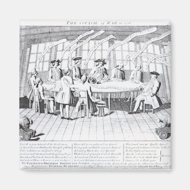 Aimant Le Concile de Guerre en 1756 (Devant)