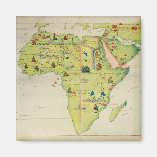 Aimant Le continent africain (Devant)