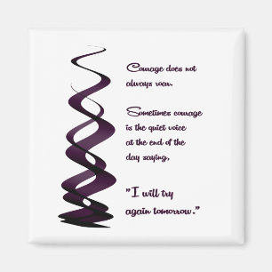 Aimant Le courage ne rugit pas toujours