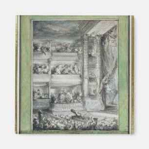 Aimant Le couronnement de Voltaire au théâtre Francais