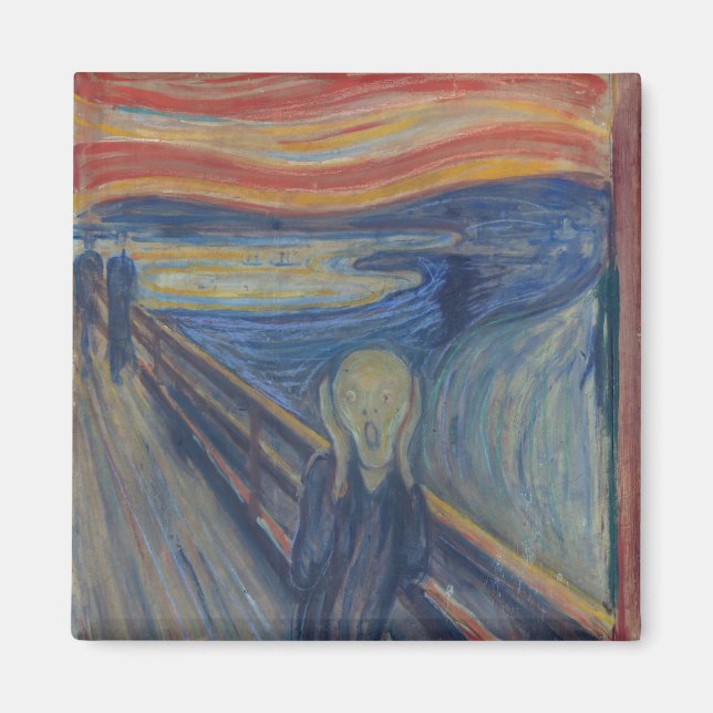 Aimant Le cri, Edvard Munch (Devant)