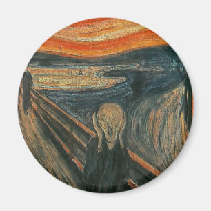 Aimant Le cri perçant (texturisé) par Edvard Munch