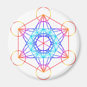 Aimant Le cube de Metatron (couleur 2)